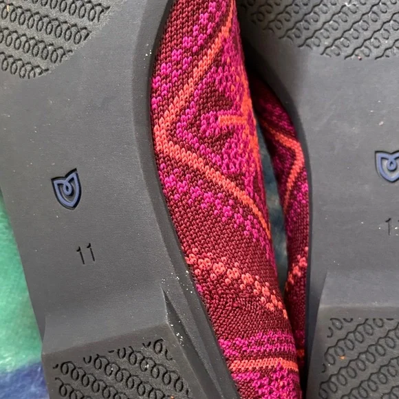 Rothy's Fuchsia and Blue Patterned Flats - Picture 7 of 8